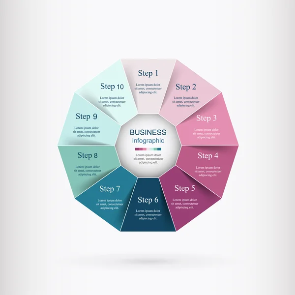 Wzór infograficzny wektora — Wektor stockowy