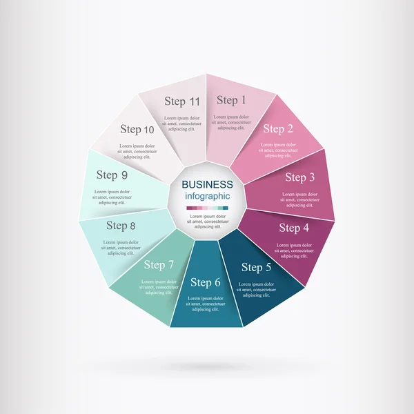 Wzór infograficzny wektora — Wektor stockowy