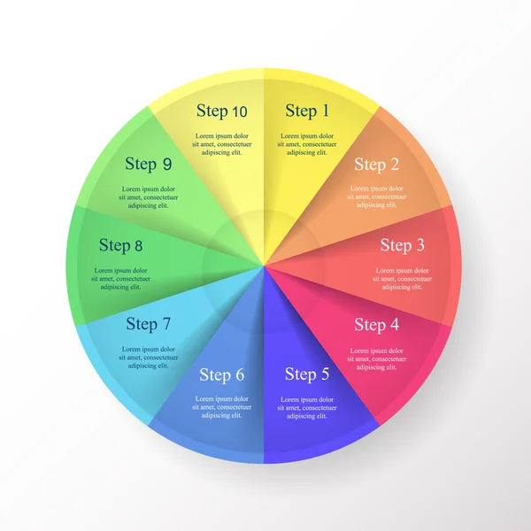 Vectorinfografische template — Stockvector