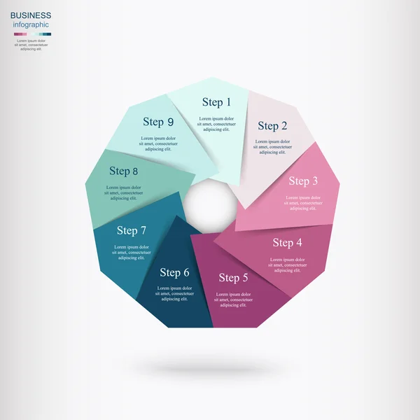 Wzór infograficzny wektora — Wektor stockowy