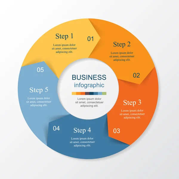 Вектор інфографіки шаблон — стоковий вектор
