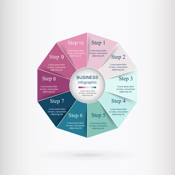 Wzór infograficzny wektora — Wektor stockowy