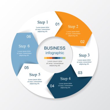 Vektör bilgi şablonu