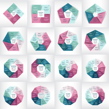 Infographic şablonları iş topluluğu