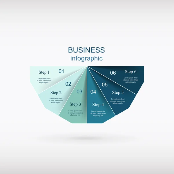 Vektorns infografiska mall — Stock vektor