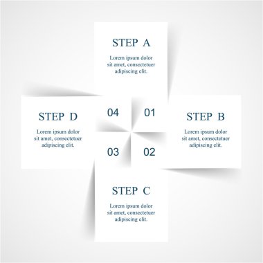 Vektör bilgi şablonu