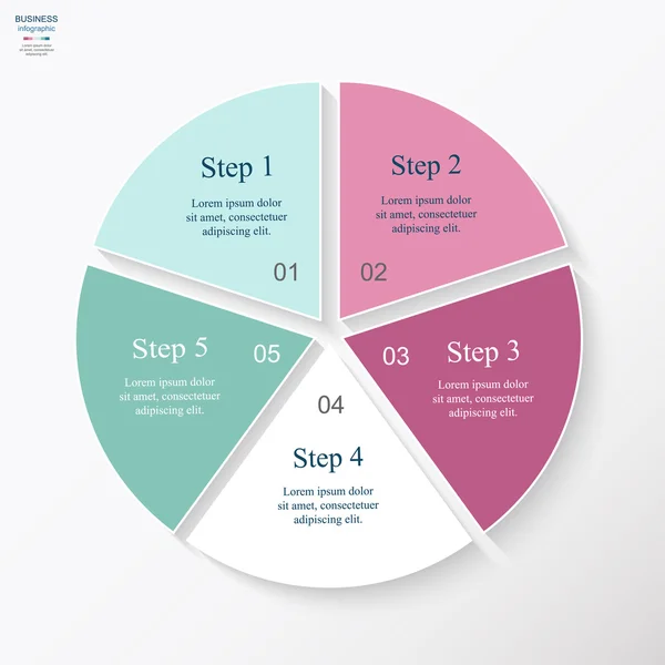 Vector infographic template — Stock Vector