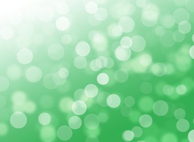 Yeşil doğa arka plan ve duvar kağıdı üzerinde beyaz bokeh bulanıklık