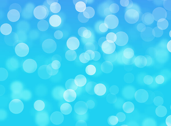 blue sky with bokeh background