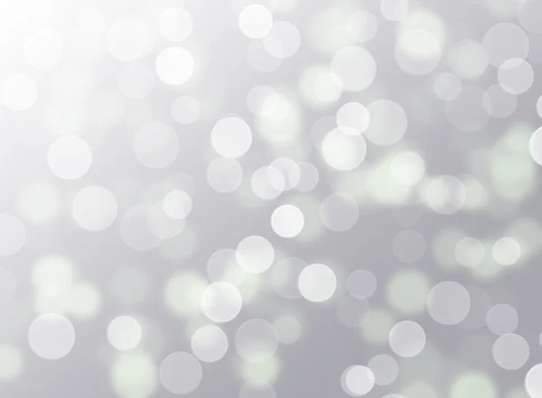 Silver abstract bokeh snow falling winter christmas holiday background — Stock Photo, Image