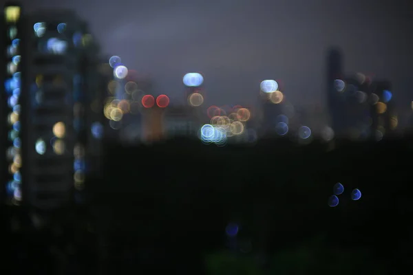 Romantyczne Miasto Światło Bokeh — Zdjęcie stockowe