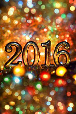 Resimler parlak ışıklar 2016 (yeni yıl, yılbaşı).