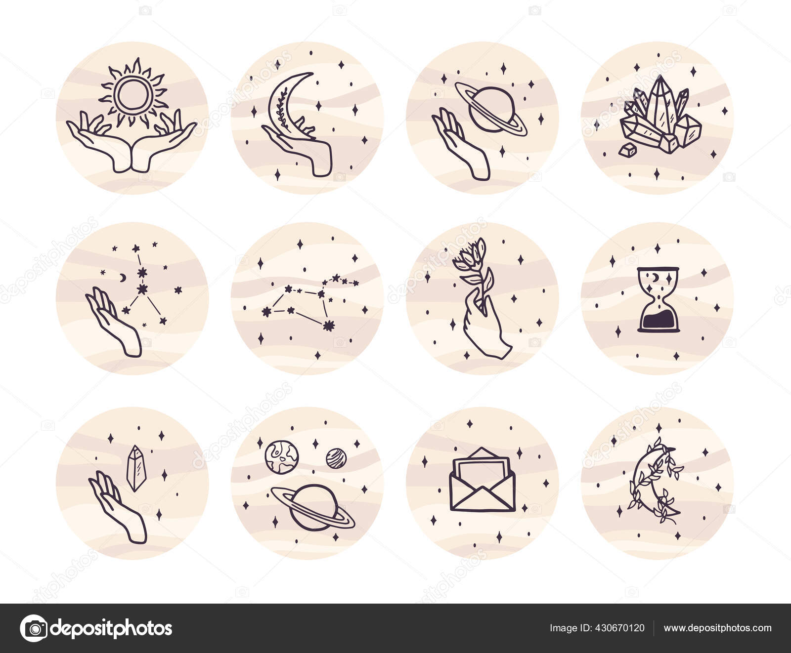 Vector Set Logo Design Templates Icons Badges Social Media ...