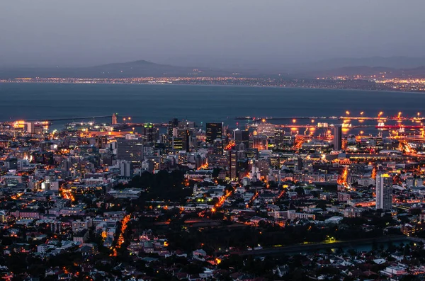 Cape Town South Africa Dusk — Stock Photo, Image