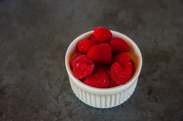 Panna Cotta desert with berries — Stock Photo, Image