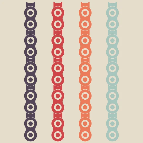 Bicycle chain — Stock Vector