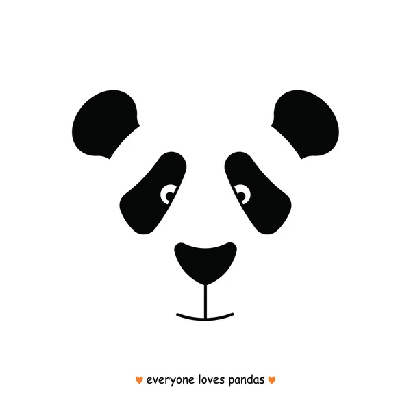 Pandabär 4 — Stockvektor