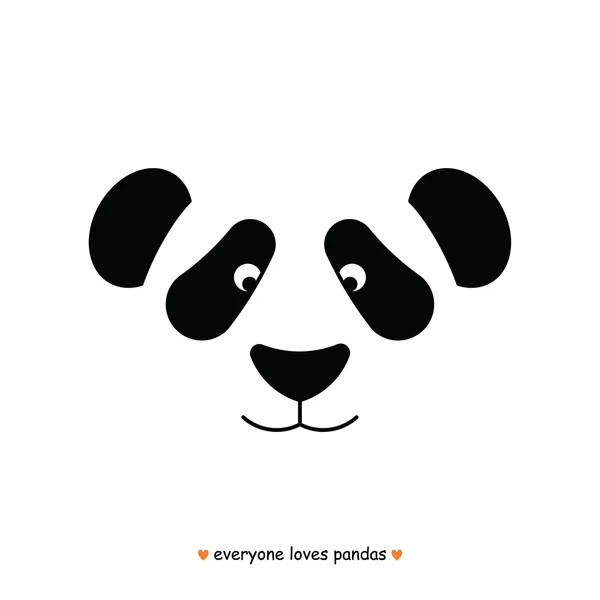 Pandabär 3 — Stockvektor