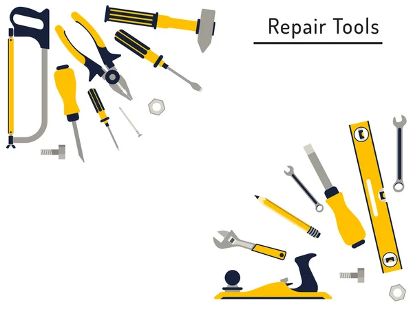 Gereedschap voor reparatie — Stockvector