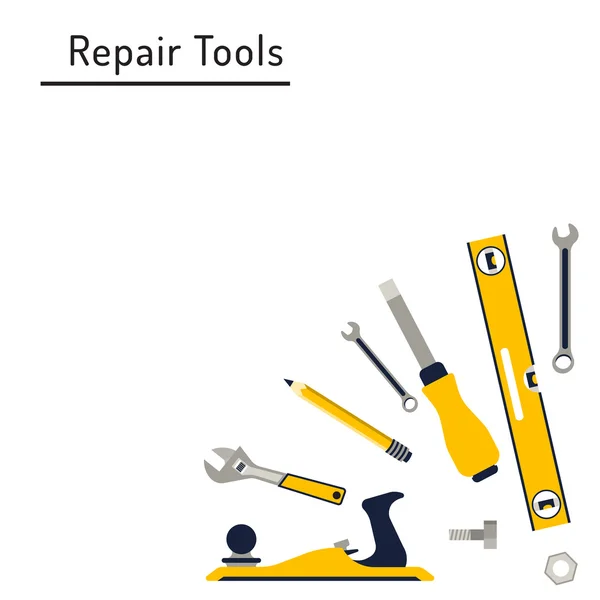 Gereedschap voor reparatie — Stockvector