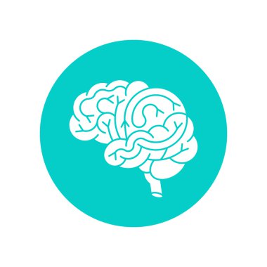 Vektör logo beyin 3