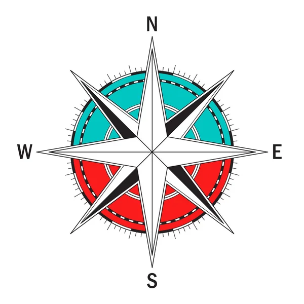 Brújula única 1 — Archivo Imágenes Vectoriales