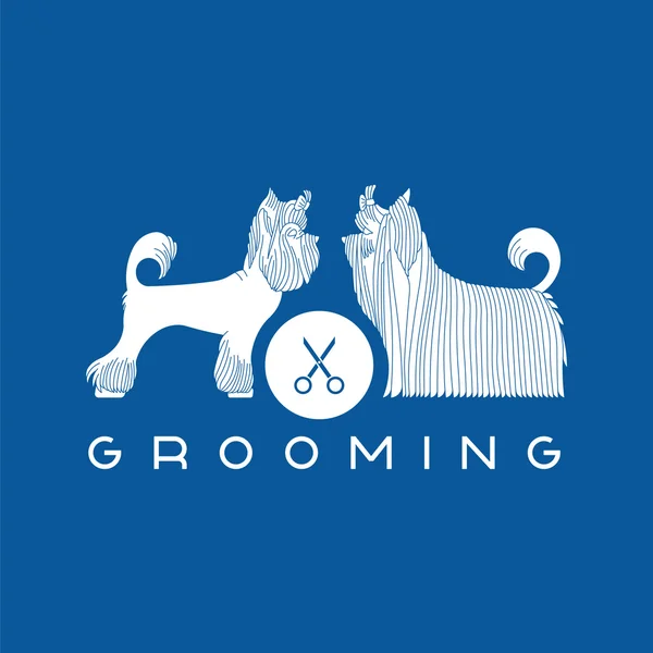 Pet grooming 2 — Vettoriale Stock