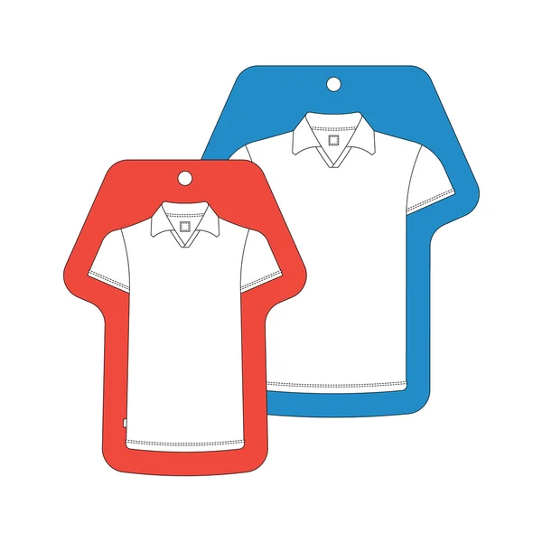 Etiqueta camiseta 2 — Vector de stock