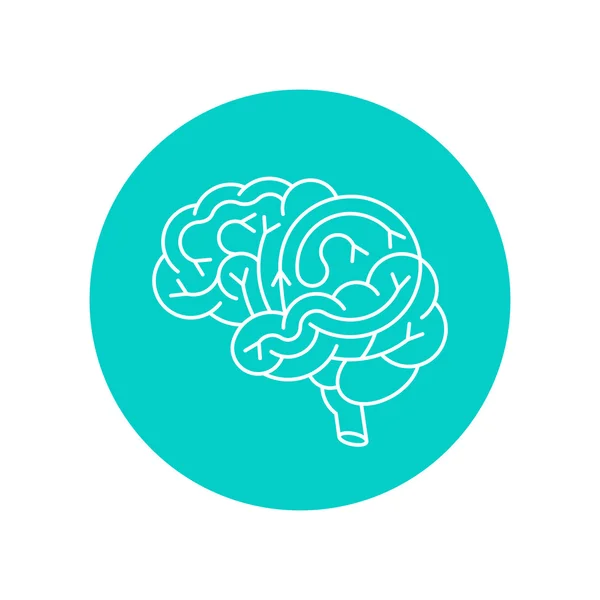 Vector logo cerebro 2 — Vector de stock