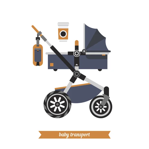 Transport dla niemowląt 1 — Wektor stockowy
