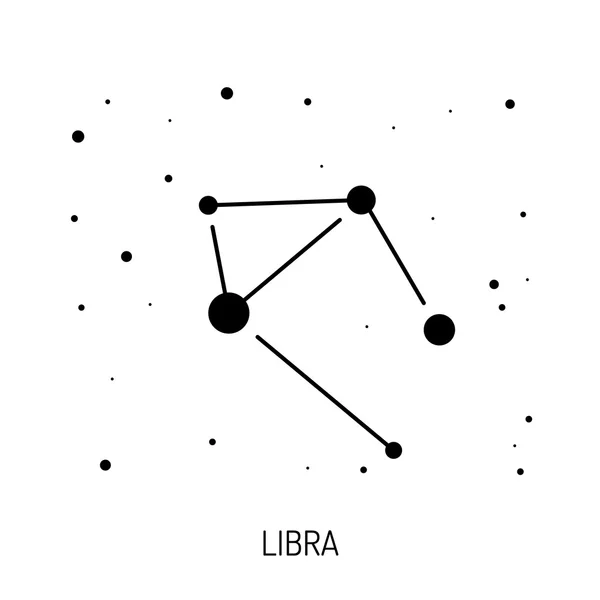 Konstelacji gwiazd zodiaku — Wektor stockowy