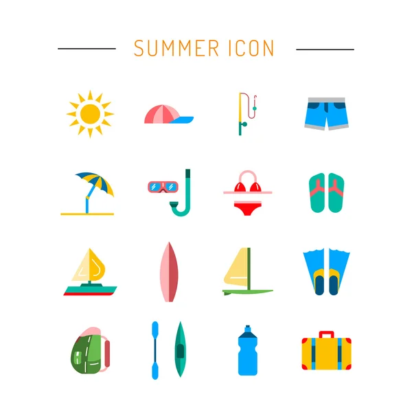 Summer time 01 — Stock Vector