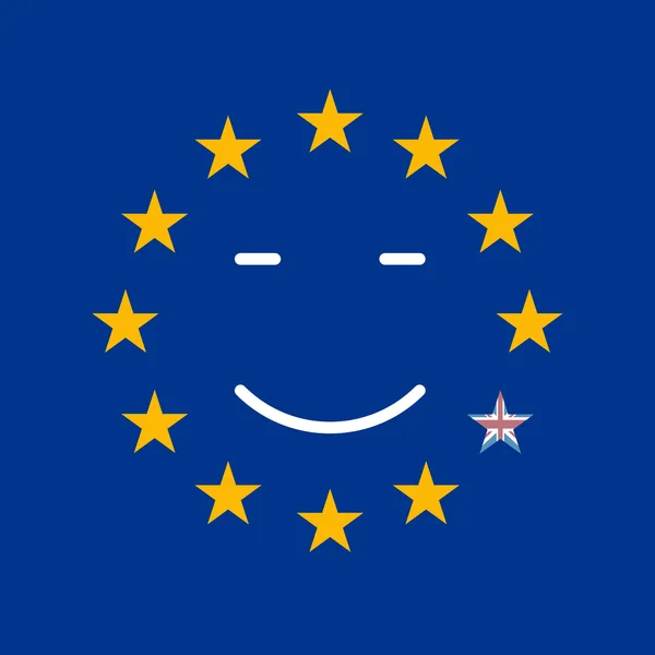 Британский выход из ЕС — стоковый вектор