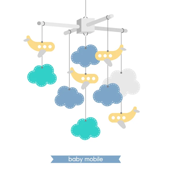 Baby shower Mobile 8 — Stockvector