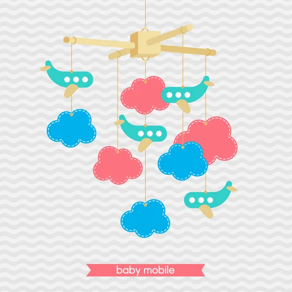 Babyshower mobile 3 — Image vectorielle