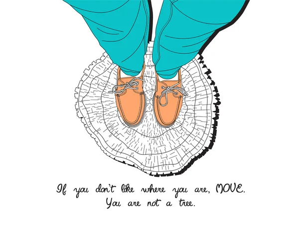 Sen bir ağaç değilsin - hareket