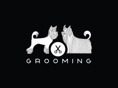 Pet grooming 4 clipart