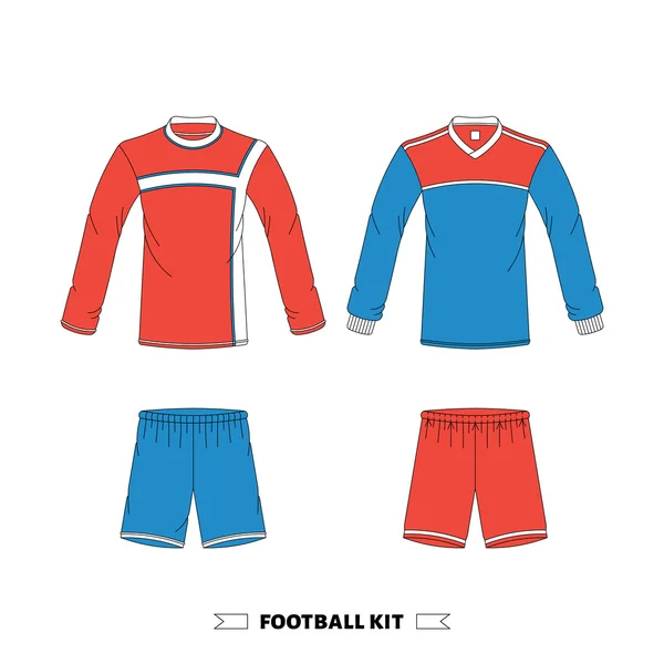 Kit de futebol 3 — Vetor de Stock