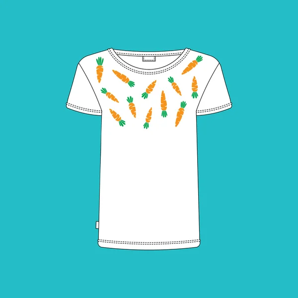 Camiseta de impresión 7 — Vector de stock