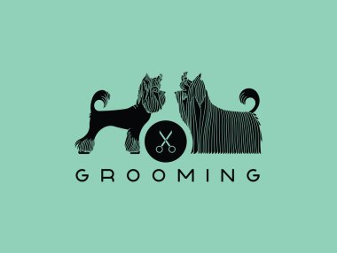 Pet grooming 6 clipart