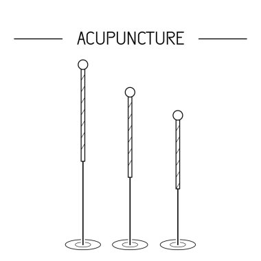 Akupunktur ve Masaj, Tcm 02 için vektör öğeleri