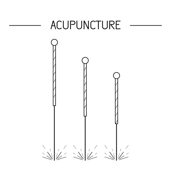 vector elements for acupuncture and massage, TCM 01