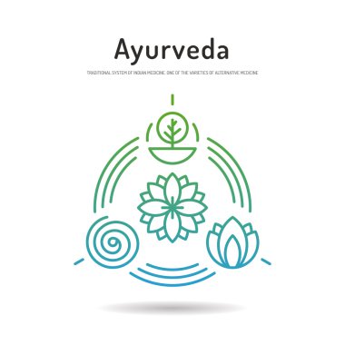 Ayurveda Icon 02 set