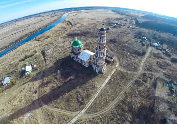 Церква в селі Perevles — стокове фото