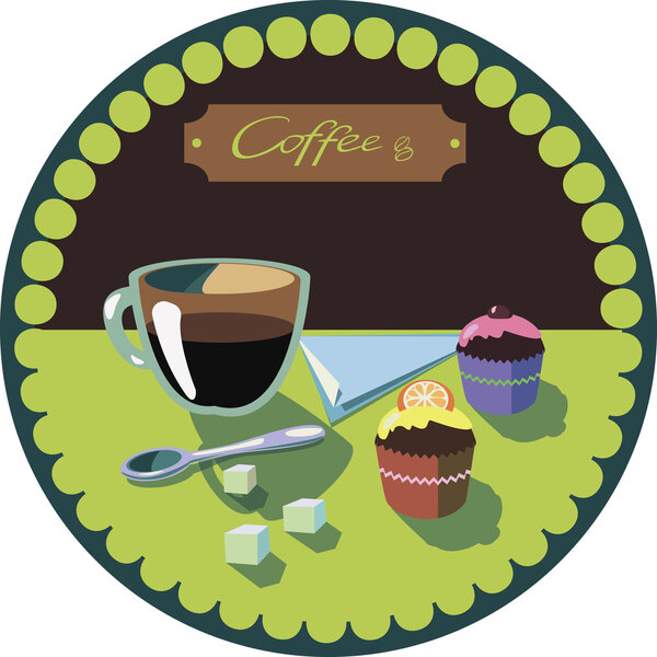 фото с кофе и тортами
