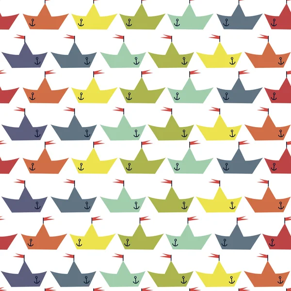 renk kağıt tekneler