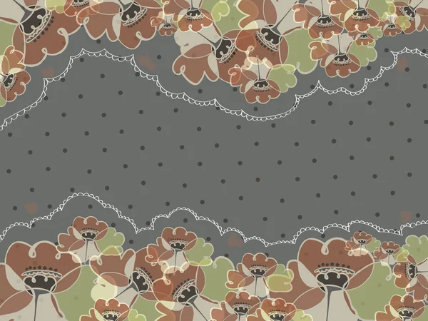 stilize haşhaş ile renkli görüntü