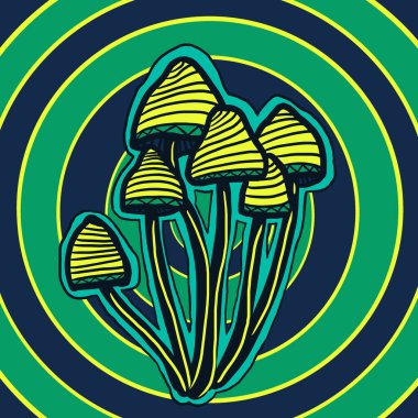 Sihirli ve renkli mantarlar