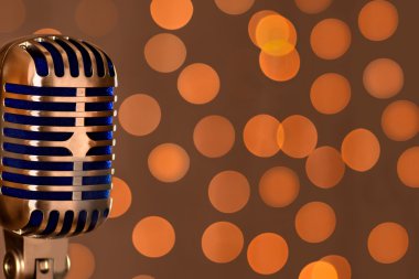 Retro, vintage mikrofon