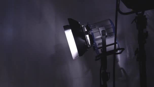 Light Studio Set — Stock Video